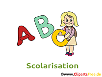 Alphabet dessins gratuits – Début école clipart