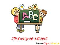 Illustration gratuite lettres – Début école clipart