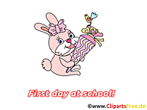 Lapin image à télécharger – Début école clipart