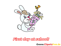 Lapin images gratuites – Début école clipart