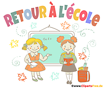 Scolarisation clipart gratuit