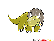 Tricératops image à télécharger – Dinosaure clipart