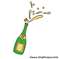 Champagne clipart gratuit - Boisson images