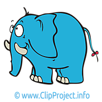 Éléphant clip art – Animal image gratuite