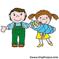 Famille clipart gratuit - Bébé dessins gratuits