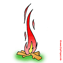 Feu de camp dessin clipart gratuites