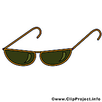 Lunettes soleil dessin clip arts gratuits