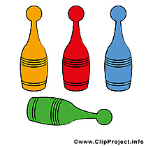 Quilles image à télécharger - Bowling clipart