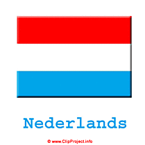Holland drapeau clipart gratuit