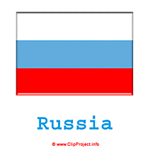 Russie drapeau clipart gratuit