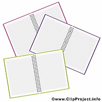 Cahiers image gratuite – École clipart