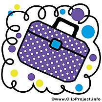 Cartable clip art gratuit – École dessin