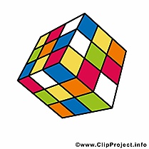 Cube de rubik dessin à télécharger – École images