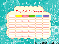 Horaires de cours images gratuites – École clipart