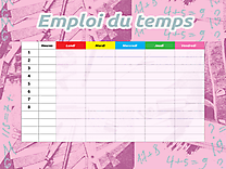 Image gratuite horaires de cours – École cliparts