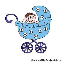 Poussette images - Bébé  clip art gratuit