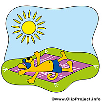 Bronzage images – Été clip art gratuit