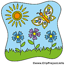 Fleurs soleil clipart gratuit – Été images