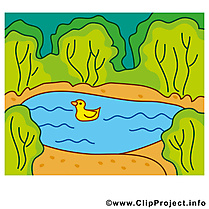 Lac canard dessin – Été à télécharger