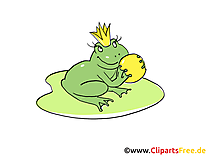 Grenouille illustration gratuite – Conte de fées clipart