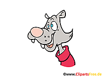 Loup images – Conte de fées clip art gratuit