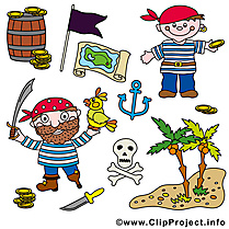 Pirates clip art gratuit – Palme images gratuites