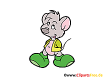 Souris illustration gratuite – Conte de fées clipart