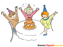 Anniversaire clip art gratuit – Soirée images gratuites