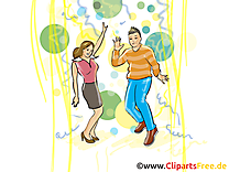 Bal en plein air images - Soirée clip art gratuit