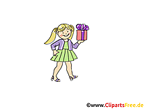 Clip art gratuit anniversaire – Cadeau images gratuites