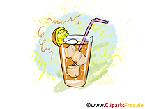 Cocktail clip art – Soirée image gratuite