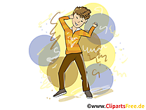 Danse dessins gratuits - Soirée clipart gratuit