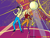 Danse image gratuite - Disco images cliparts