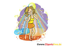 Danseuse clipart gratuit - Soirée images