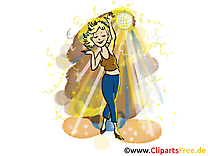 Danseuse illustration - Disco images gratuites