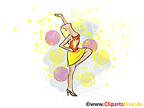 Danseuse illustration - Soirée images gratuites