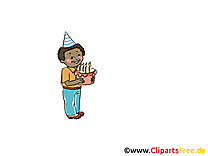 Gâteau clip art gratuit - Anniversaire dessin