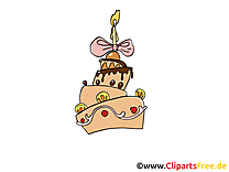 Gâteau clipart gratuit - Anniversaire dessins gratuits