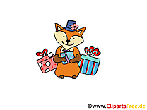 Renard dessin gratuit - Cadeau image gratuite