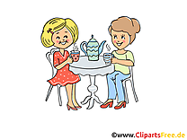 Thé image gratuite – Soirée clipart