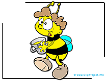 Abeille image gratuite – Ferme clipart