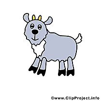 Bouc image gratuite – Ferme clipart