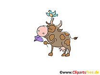 Clipart gratuit vache – Ferme images