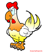 Coq clipart image pour forum