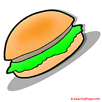 Hamburger clip art image