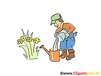 Jardinier clip art gratuit – Ferme images
