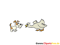 Oie chien clip art gratuit – Ferme images