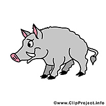 Sanglier clip arts gratuits – Ferme illustrations