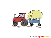 Tracteur illustration – Ferme images