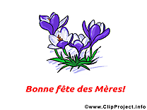 Clip art gratuit fleurs – Fête des Mères dessin